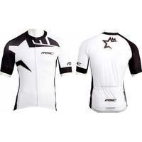 msc maillot corto pro race blanco  negro