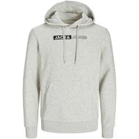 jack  jones jersey 12233599 jjecorp logo sweat hood play noos white melange play 5 para hombre