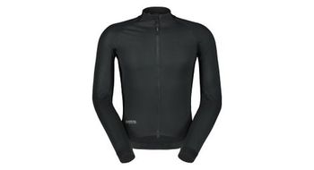 Chaqueta de manga larga scott rc pro warm gore tex windstopper negra para hombre