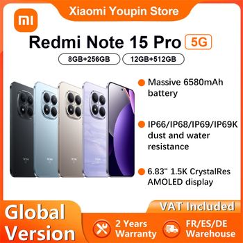 Versión Global Xiaomi REDMI Note 15 Pro 5G smartphone 5G 6.83