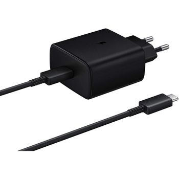Samsung Cargador Carga Súper Rápida USB-C 45W Negro