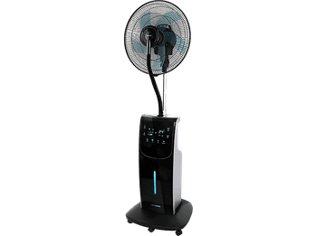 Ventilador de agua - Cecotec EnergySilence 790 FreshEssence Ionic, 90 W, 3.1 l, 12 h, Control remoto, Negro