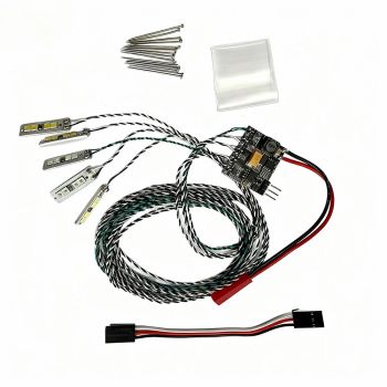 Sistema de lámpara de navegación 77RC Lámpara estroboscópica LED controlable para luces de vuelo nocturno para modelo de