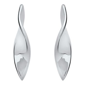 Pendientes modernos de plata 925