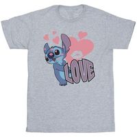 disney camiseta love hearts para hombre