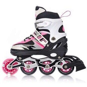 Meteor Zapatillas con ruedas 4W1 Seasons Pink Led 2022 para niña