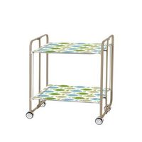 carrito auxiliar plegable bauhaus arena con ruedas  2 niveles y 4 posiciones67