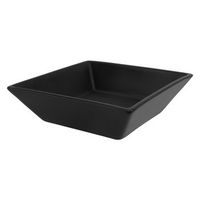 lavabo forma cuadrada 41x41x12 cm ceramica negra ml-design