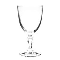 copa para vino de vidrio transparente
