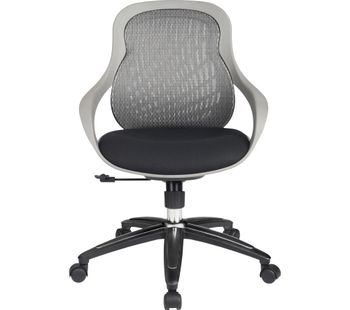 ALPHASON Croft Mesh Tilting Operator Chair - Grey, Grey