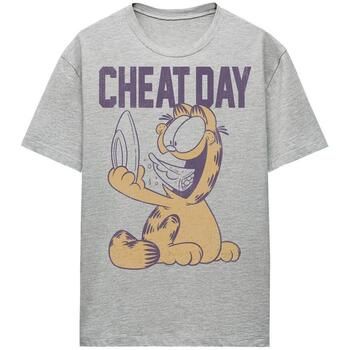 Garfield Camiseta Cheat Day para mujer