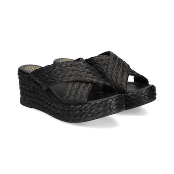 Unisa Sandalias Cuña Mujer - Negro Talla 36