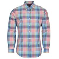 polo ralph lauren camisa manga larga camisa de corte recto en popelin premium para hombre