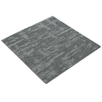 Azulejo De Alfombra Gris Roca 50 X 50 Cm 20 Uds. Pp Y Betún Vidaxl