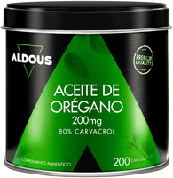 aldous bio aceite de oregano 200 mg 80 carvacrol 200 perlas