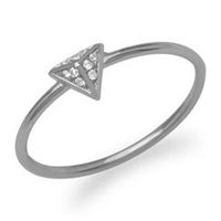 anillo filigrana piramide circonita plata 925