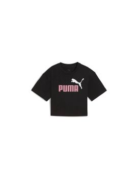 Camiseta Puma Essentials 2 Color No. 1 Lo Negro-P Niña