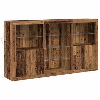 Aparador Led Madera Vieja 181,5 X 37 X 100 Cm Vidaxl