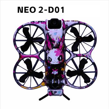 Pegatinas de PVC impermeables RCSTQ Carcasa protectora del dron Protector del brazo del control remoto para el dron RC D