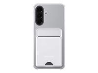 funda movil - samsung para galaxy a57 con tarjetero trasera tpu gris
