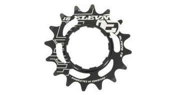 Elevn aluminio cog shimano negro