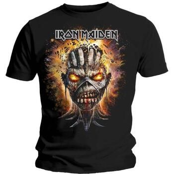 Iron Maiden Camiseta manga larga Eddie Exploding Head para mujer