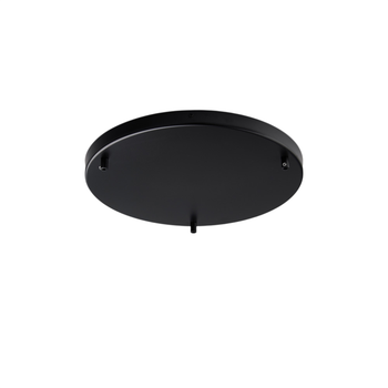 Roseta Roseta Multicable En Hierro Negro D. 40 Con 3 Agujeros H.3 Ø40 Bl290-pl3-dm40-nr