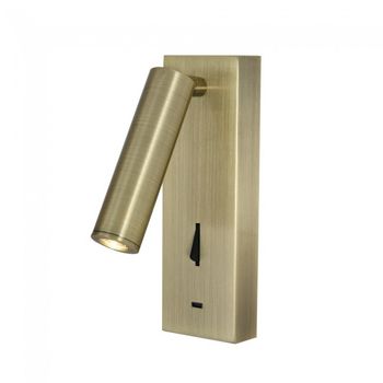 Aplique lector led con interruptor tarifa iii (3w)