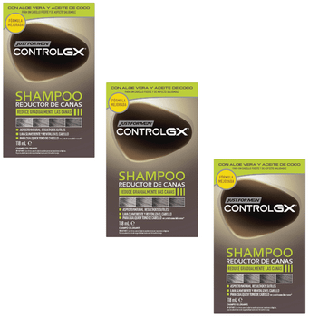 Just For Men Control GX Champú Reductor de Canas 3x118 ml
