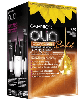 Garnier Olia Tinte Tono 7.40 Cobrizo Intenso