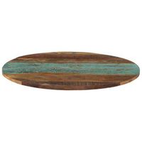 tablero de mesa  tablero escritorio redonda madera reciclada maciza 60 cm 15-16 mm