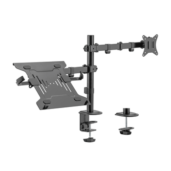 AISENS Soporte de Mesa Giratorio e Inclinable para Portatil y Monitor TV 9Kg de 17 32 Negro