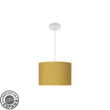 Colgante moda 1xe27 blanco/amarillo regx30x30 cm