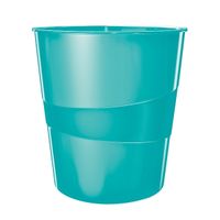 leitz 5278 wow papelera turquesa metalizado