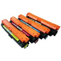 compatible multipack hp laserjet pro cp5220 printer toner cartridges 4 pack -ce740a