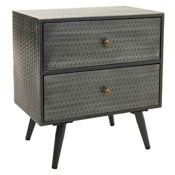 Mesita De Metal Gris 50x30x56
