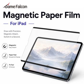 Protector de Pantalla Magnético Tipo Papel para iPad A16 Air 11 M4 M3 M2 5 4 Pro 11ª 13 M5 12.9 10 9 10ª 9ª Generación Mini 7 6