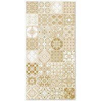 panorama alfombra vinilica hidraulica jaen marron 60x250 cm