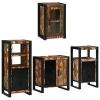 juego de muebles de bano 4 uds multicolor vidaxl