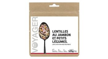 Lentejas con jamon y verduras 125g