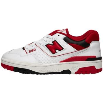 New Balance Zapatillas 550 White Red para hombre