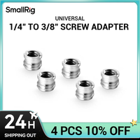 smallrig nuevo adaptador de rosca rosca de 14 de pulgada a 38 de pulgada paquete de 5 piezas acero inoxidable - 1610