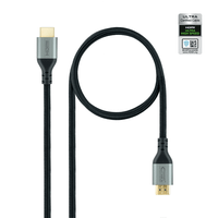 cable hdmi nano cable hdmi am - hdmi am certificado ultra high speed 10m negro