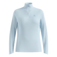 odlo essential 12 zip camiseta de running mujeres-azul claro
