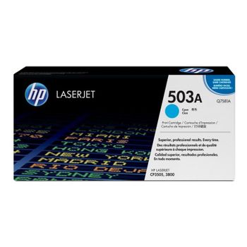 Cartucho de tóner HP LaserJet 503A cian 6000 páginas