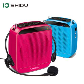 SHIDU-Amplificador de voz portátil con cable, altavoz USB de rango completo, Lautsprecher para profesores, guía turístico, profesores de Yoga, S512
