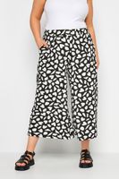 yours culottes blancos y negros de corazones mujer curvy y tallas grandes yours