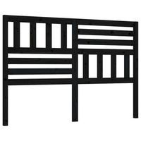 cabecero cama mueble de dormitorio de cama madera maciza de pino 166 x 4 x 100 cm negro m020006074