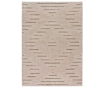 Alfombra de estilo escandinavo en crema atesa, 160x230 cm - atticgo