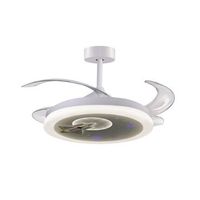ventilador de techo infantil nave bel air 96w 4 aspas retractiles blanco o91 cm